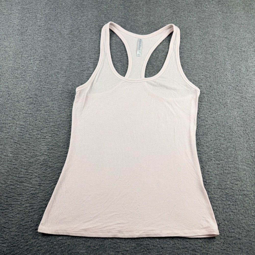 Fabletics Pink Ribbed Racerback Tank Top Women's S Activewear Yoga Gym Workout